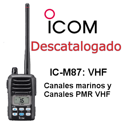 WALKIE ICOM DE MARINA IC-M87