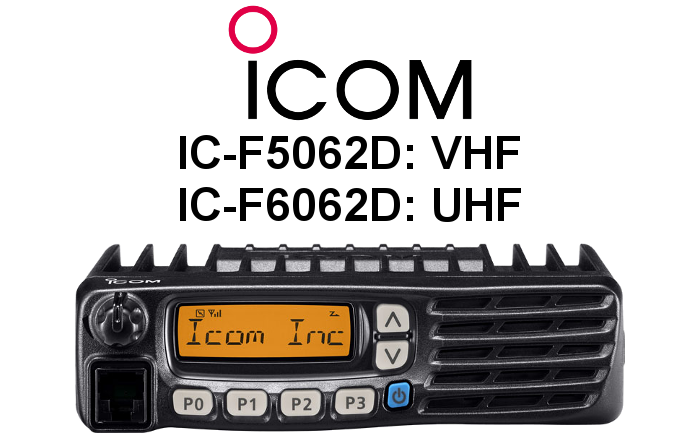 Emisora ICOM MULTIMODO ANALÓGICA-DIGITAL IC-F5062D / IC-F6062