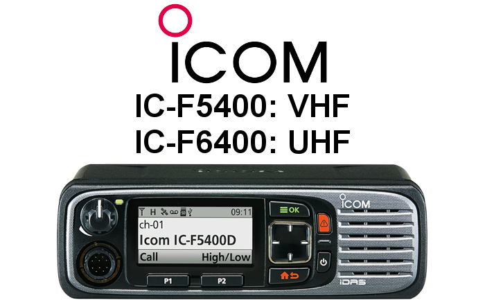 Emisora ICOM ANALÓGICA/DIGITAL IC-F5400D / IC-F6400D