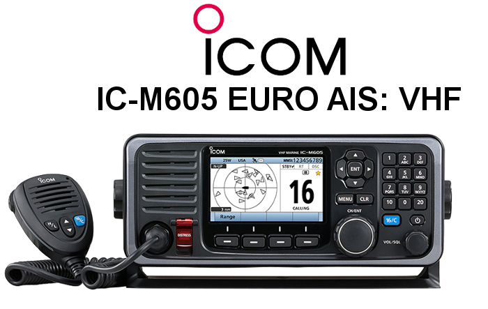 Emisora ICOM DE MARINA IC-M605 EURO AIS
