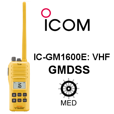 WALKIE ICOM DE MARINA GMDSS IC-GM1600E