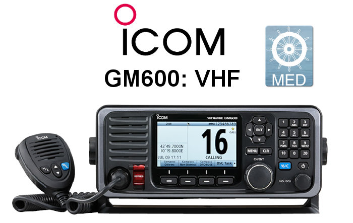 Emisora ICOM DE MARINA GM600