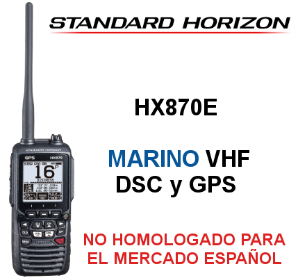 Walkie STANDARD HORIZON DE MARINA HX870E