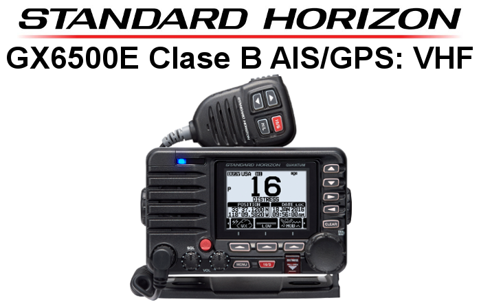 Emisora STANDARD HORIZON DE MARINA GX6500E