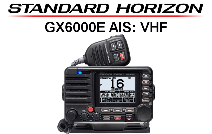 Emisora STANDARD HORIZON DE MARINA GX6000E