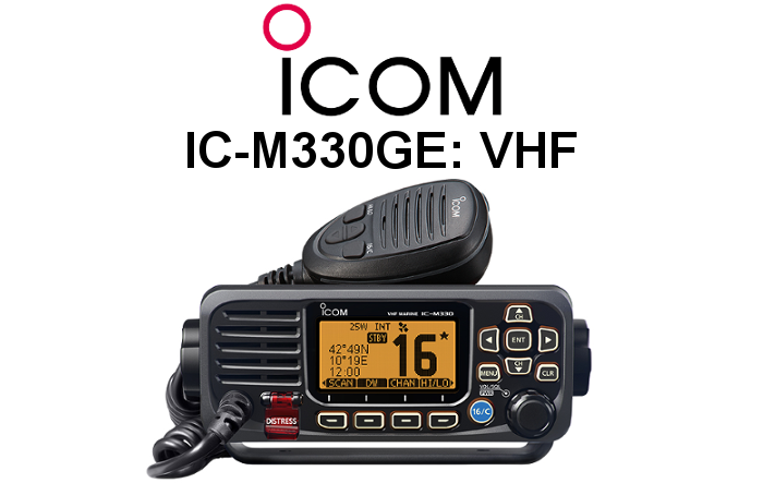 Emisora ICOM DE MARINA IC-M330GE CON DSC CLASE D