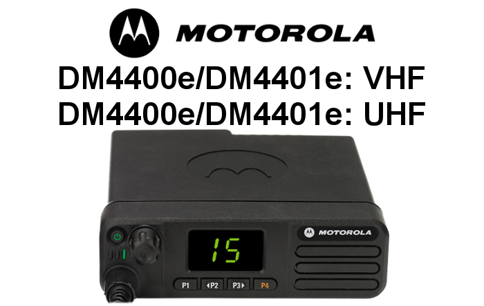 Emisoras MOTOROLA DIGITALES DM4400e y DM4401e
