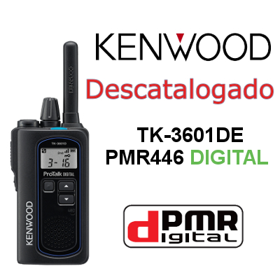 Walkie KENWOOD Analógico-Digital TK-3601DE dPMR446
