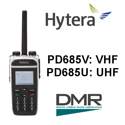 Walkie HYTERA DIGITAL PD685 / PD685G DMR. IP67