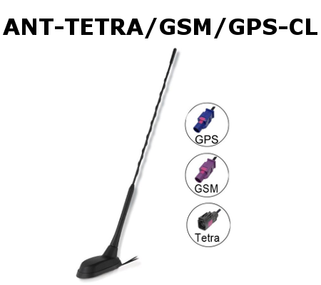 antena móvil ANT-TETRA-GSM-GPS-CL