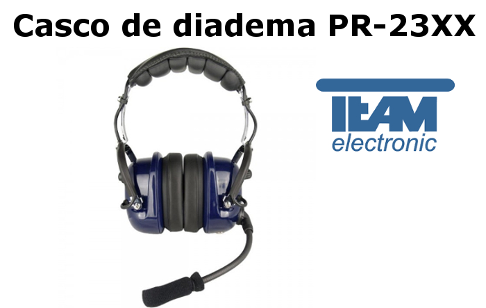 Casco de Diadema PR-23XX de Team Electronic proteccion contra el viento