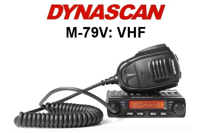 EMISORA DYNASCAN M-79V TAMAÑO REDUCIDO