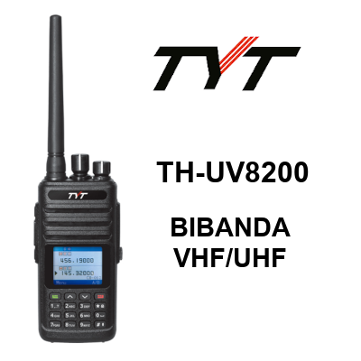 Walkie TYT TH-UV8200 de doble banda VHF-UHF